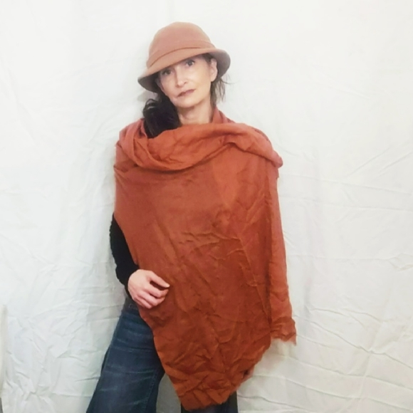 Vintage Oversized Cashmere Wrap/Scarf - Picture 2 of 9